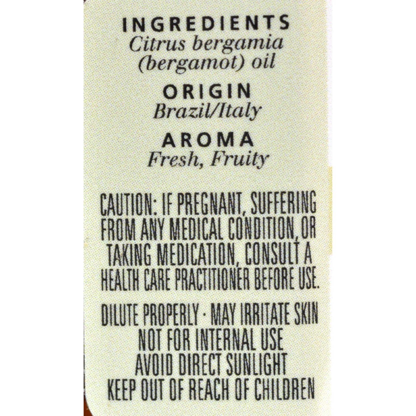 Aura Cacia - Pure Essential Oil Bergamot - 0.5 fl oz