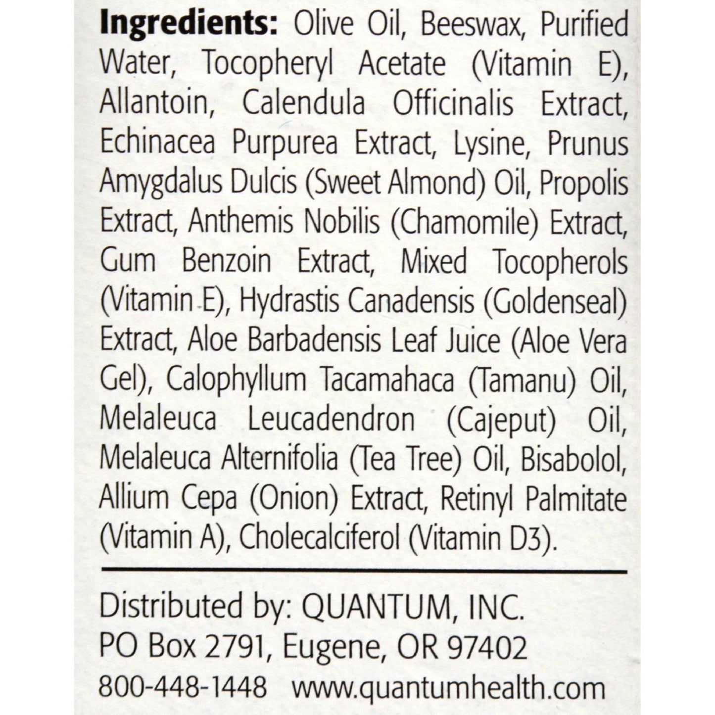 Quantum Scar Reducing Herbal Cream - 0.75 oz