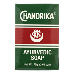 Chandrika Soap Ayurvedic Herbal and Vegetable Oil Soap - 2.64 oz - Case of 10