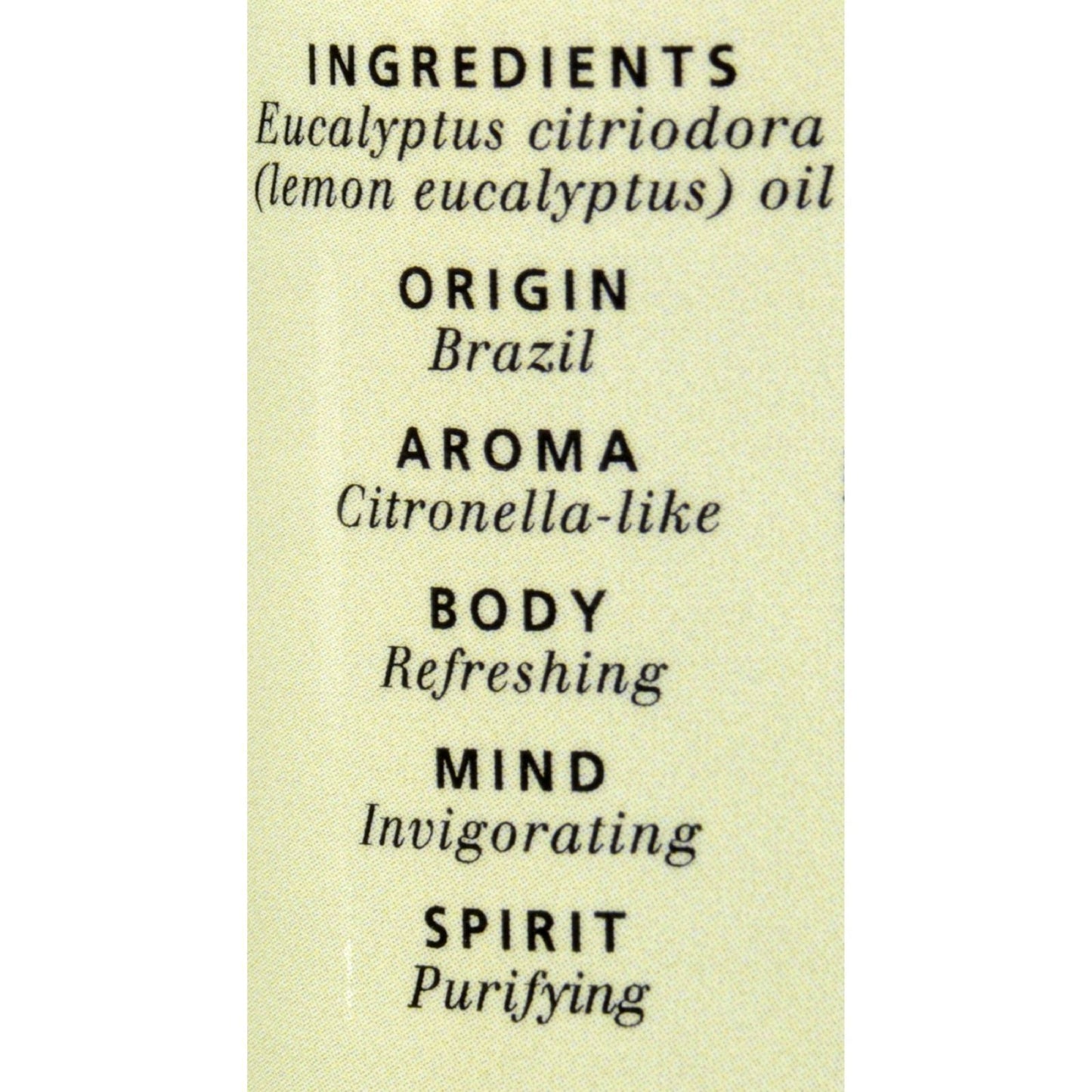 Aura Cacia - Essential Oil Lemon Eucalyptus - 2 fl oz