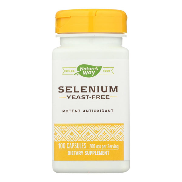 Nature's Way - Selenium - 200 mcg - 100 Capsules