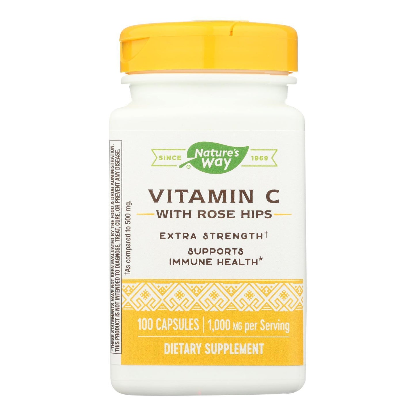 Nature's Way - Vitamin C with Rose Hips - 1000 mg - 100 Capsules