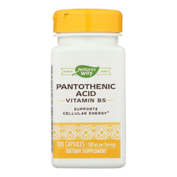 Nature's Way - Pantothenic Acid - 250 mg - 100 Capsules