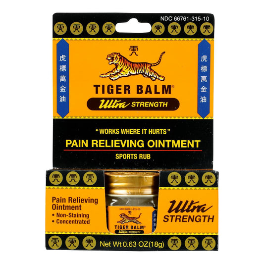 Tiger Balm Pain Relief Ointment - 0.63 oz - Case of 6