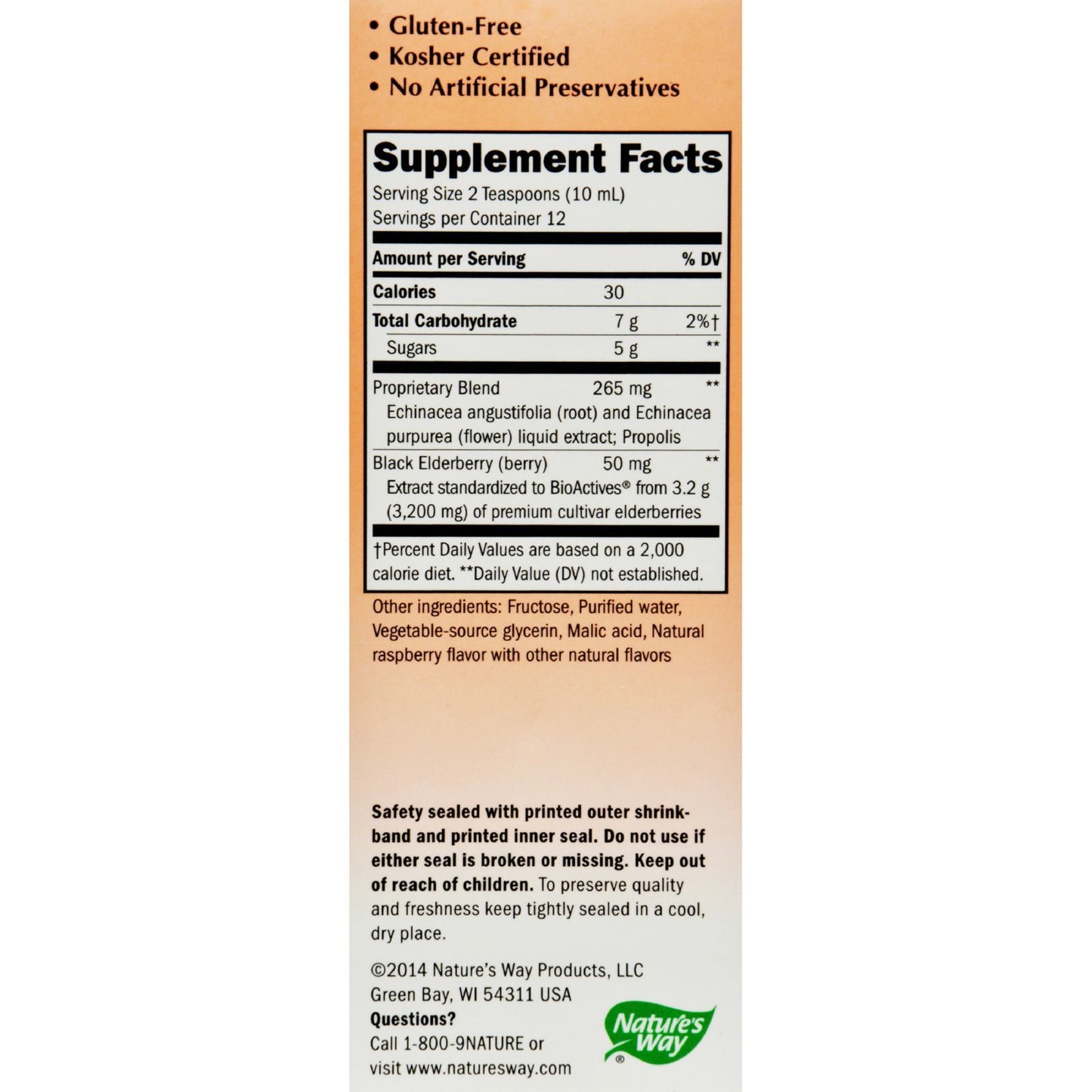 Nature's Way - Original Sambucus for Kids - Standardized Elderberry - 4 fl oz