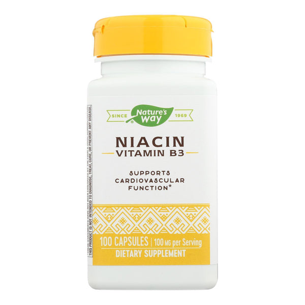 Nature's Way - Niacin - 100 mg - 100 Capsules