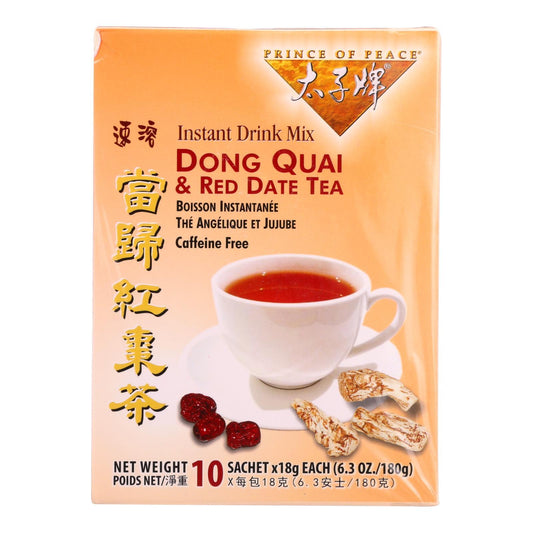 Prince of Peace Tea - Herbal - Dong Quai and Red Date - 10 Bags