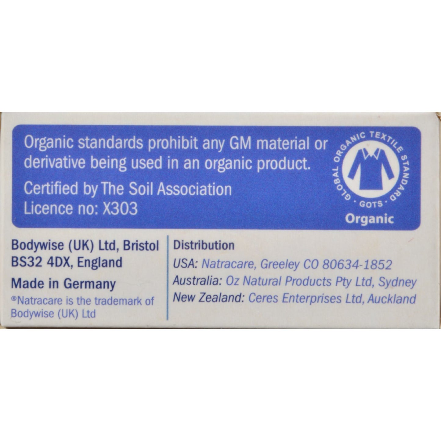 Natracare 100% Organic Cotton Tampons Regular - 20 Tampons
