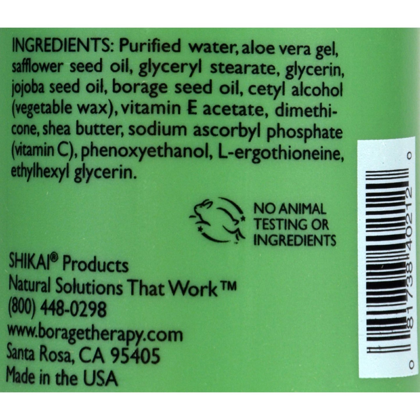Shikai Borage Therapy Dry Skin Lotion Unscented - 16 fl oz