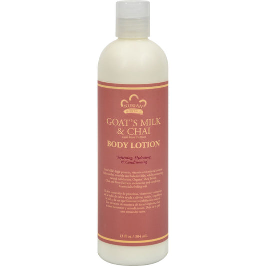 Nubian Heritage Lotion - Goats Milk and Chai - 13 fl oz