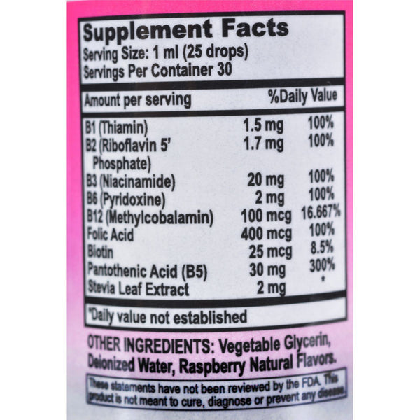 California Natural Natural B Complex Sublingual Raspberry - 1 fl oz