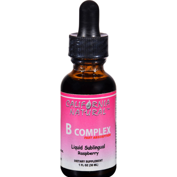 California Natural Natural B Complex Sublingual Raspberry - 1 fl oz