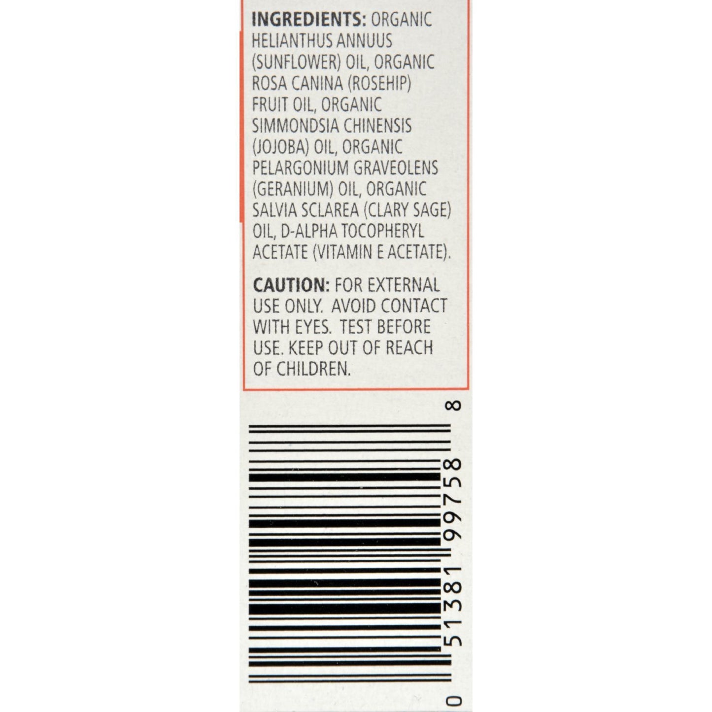 Aura Cacia - Organic Face Oil Serum - Rosehip - 1 fl oz
