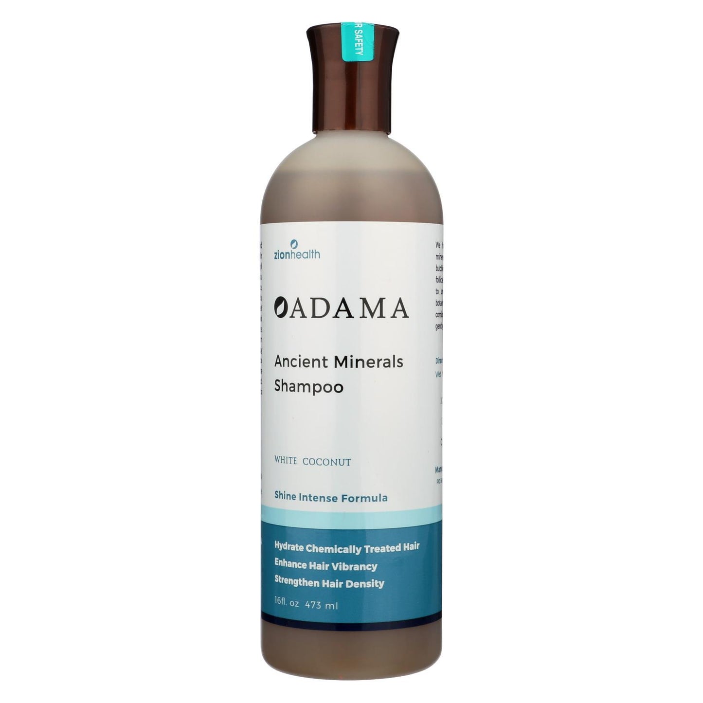 Zion Health Adama Minerals Shampoo - White Coconut - 16 fl oz