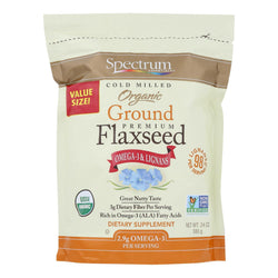 Spectrum Essentials Flaxseed - Organic - Ground - Premium - 24 oz