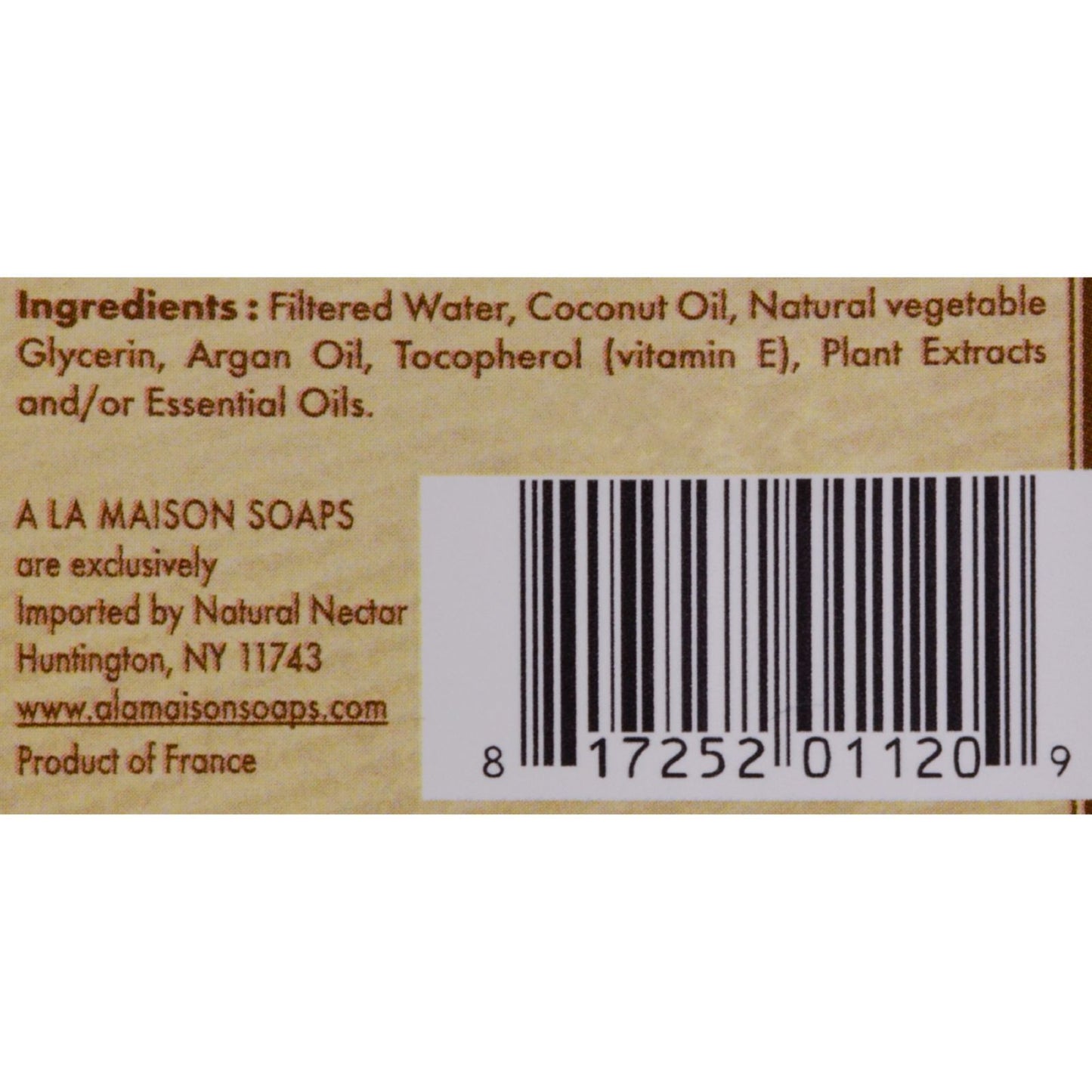 A La Maison - French Liquid Soap - Coconut - 16.9 oz