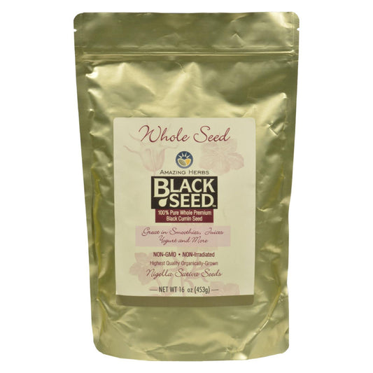 Amazing Herbs - Black Seed Whole Seed - 16 oz