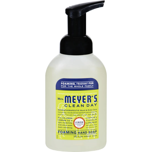 Mrs. Meyer's Clean Day - Foaming Hand Soap - Lemon Verbena - Case of 6 - 10 fl oz