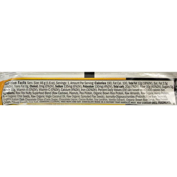 Raw Revolution Glo Bar - Mixed Nuts - Caramel and Sea Salt - 1.6 oz - Case of 12