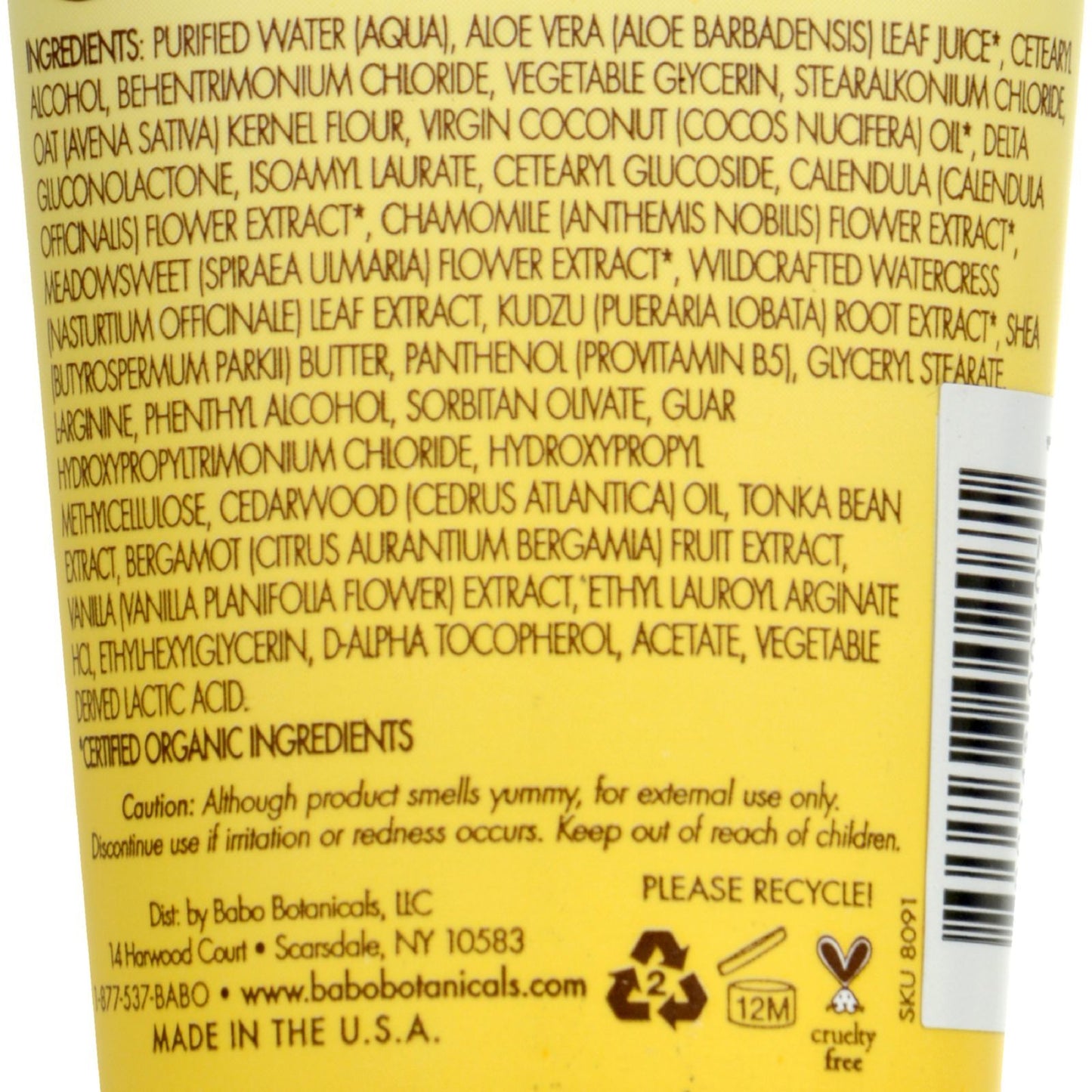 Babo Botanicals - Conditioner - Moisturizing - Oatmilk - 6 oz