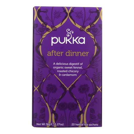 Pukka Herbal Teas Tea - Organic - After Dinner - 20 Bags - Case of 6