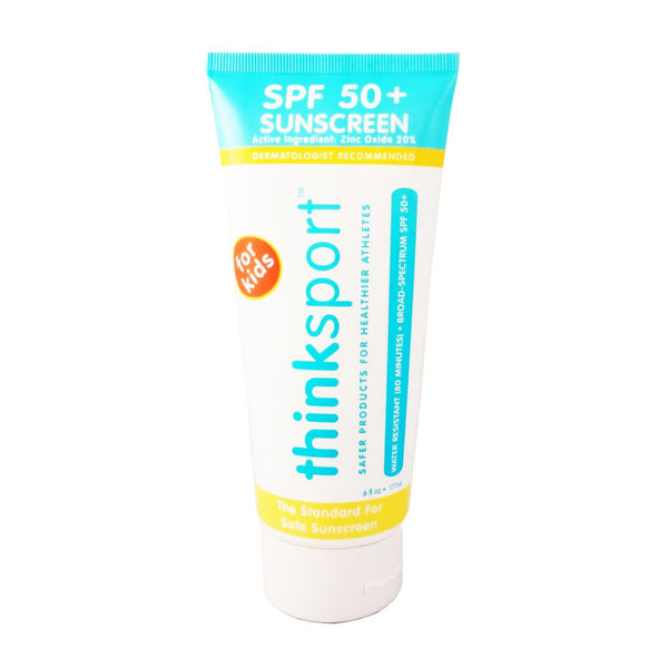 Thinksport Sunscreen - Safe - Kids - SPF 50 Plus - Family Size - 6 oz