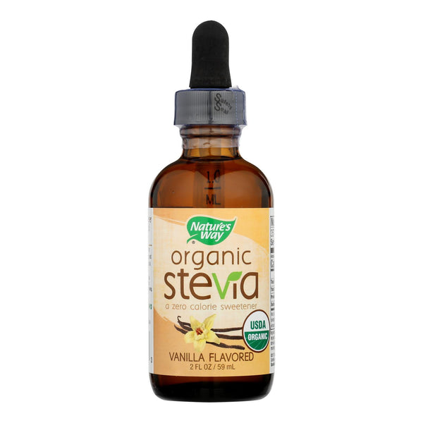 Nature's Way - Stevia - Organic - Vanilla - Drops - 2 oz