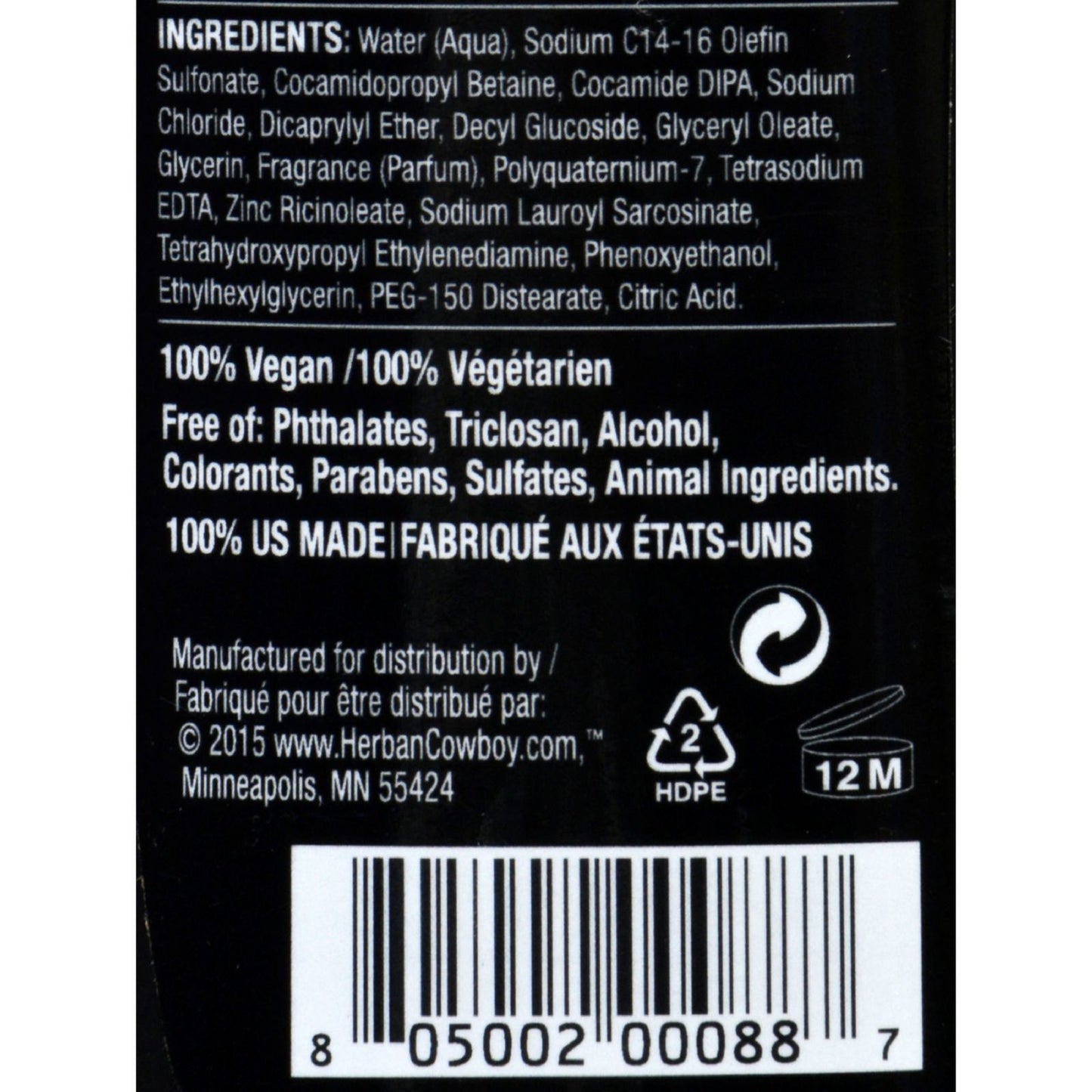 Herban Cowboy Body Wash - Forest - 18 oz