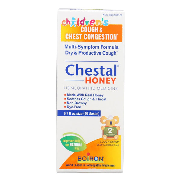 Boiron - Chestal - Cough and Chest Congestion - Honey - Childrens - 6.7 oz