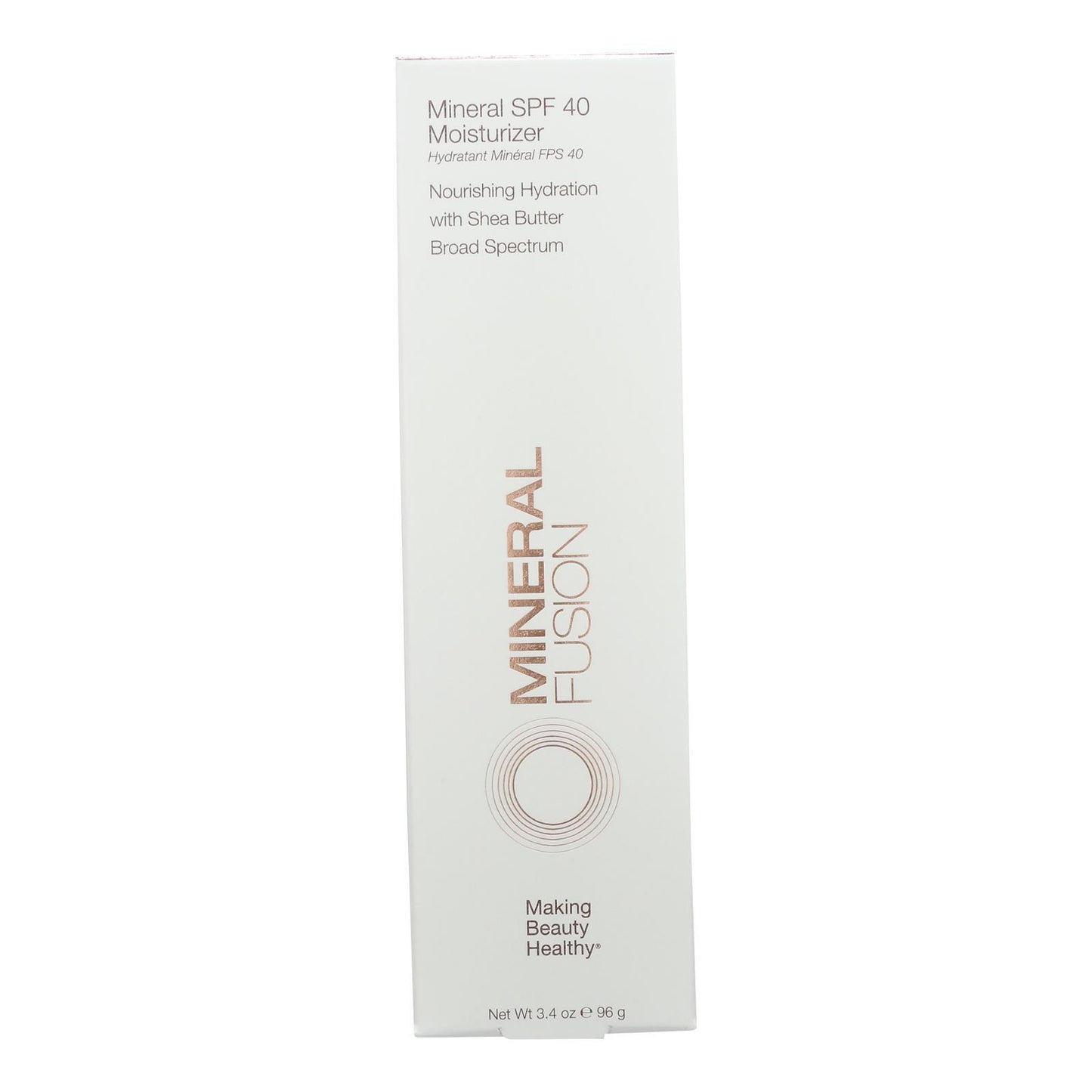 Mineral Fusion - Mineral Face Moisturizer - SPF 40 - 3.4 oz.
