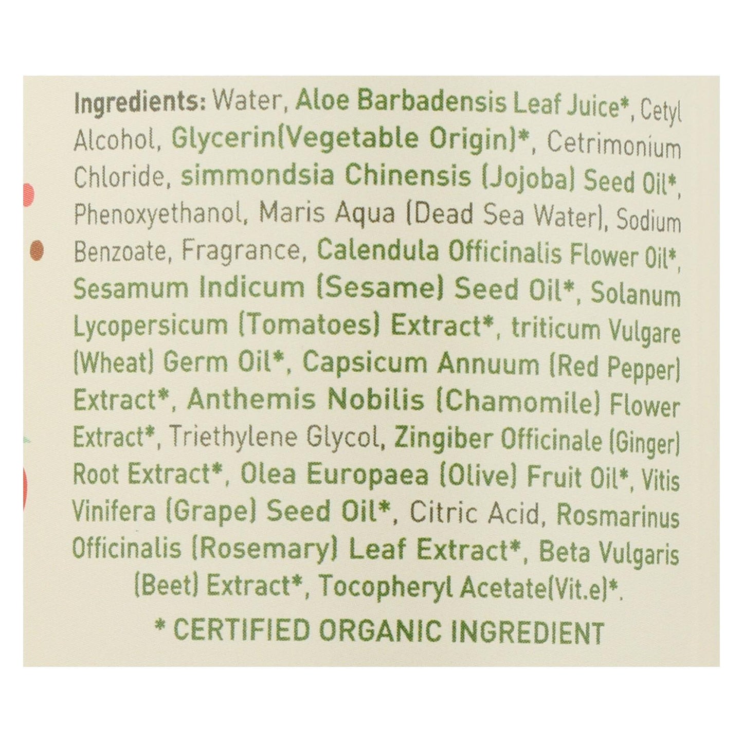 Ecolove Conditioner - Red Vegetables Conditioner For Normal To Oily Hair - Case of 1 - 17.6 fl oz.