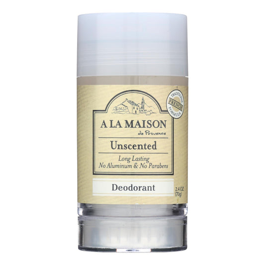 A La Maison - Deodorant - Unscented - 2.4 Oz
