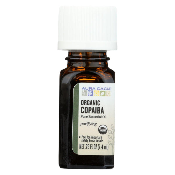 Aura Cacia - Essential Oil - Copaiba - Case of 1 - .25 fl oz.