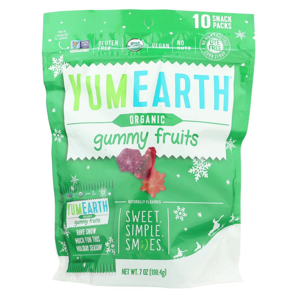 Yumearth Organics - Organic Gummy Bears - Cherry Peach - Case of 18 - 7.0 oz.