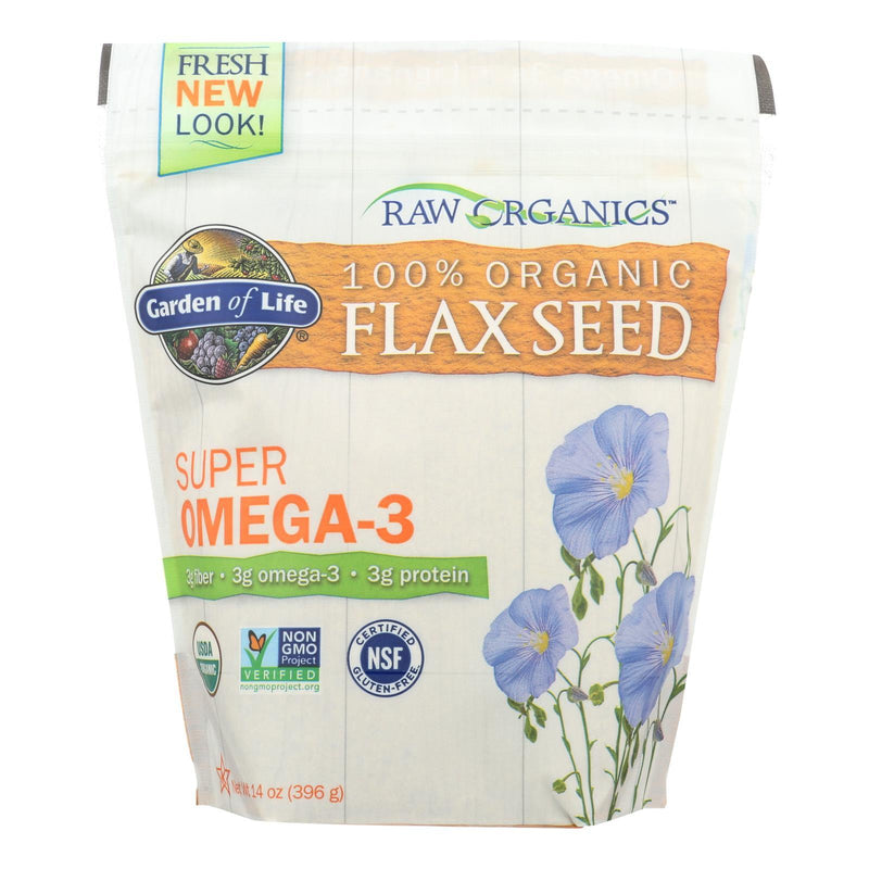 Garden Of Life - Raw Organics Golden Flaxseed - 14 OZ