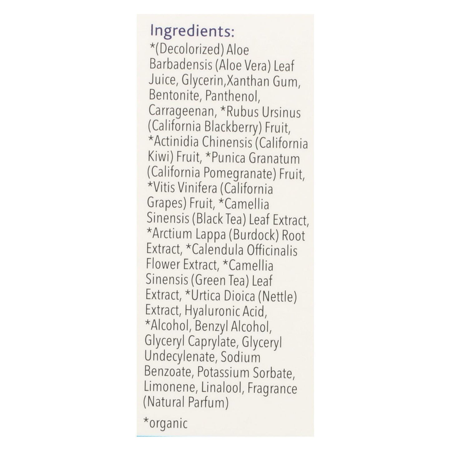 California Pure Naturals - Oil-Free Hydrator - 1.7 fl oz.