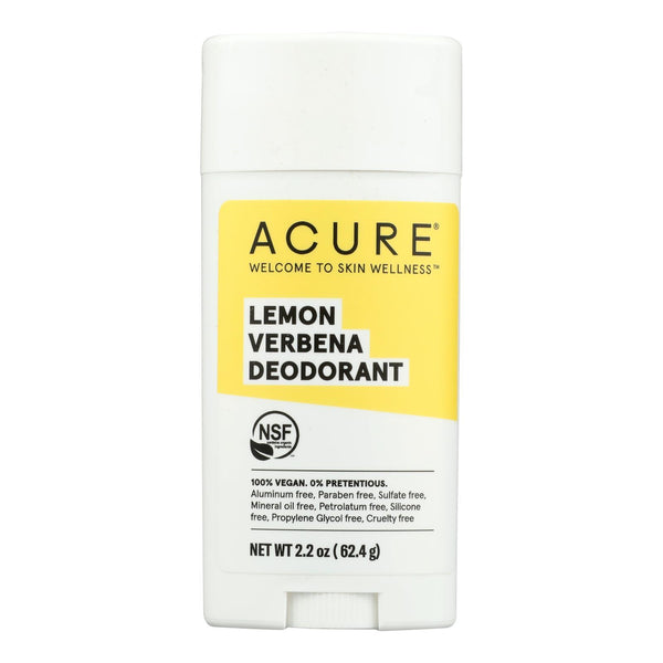 Acure - Deodorant - Lemon Verbena - 2.25 oz